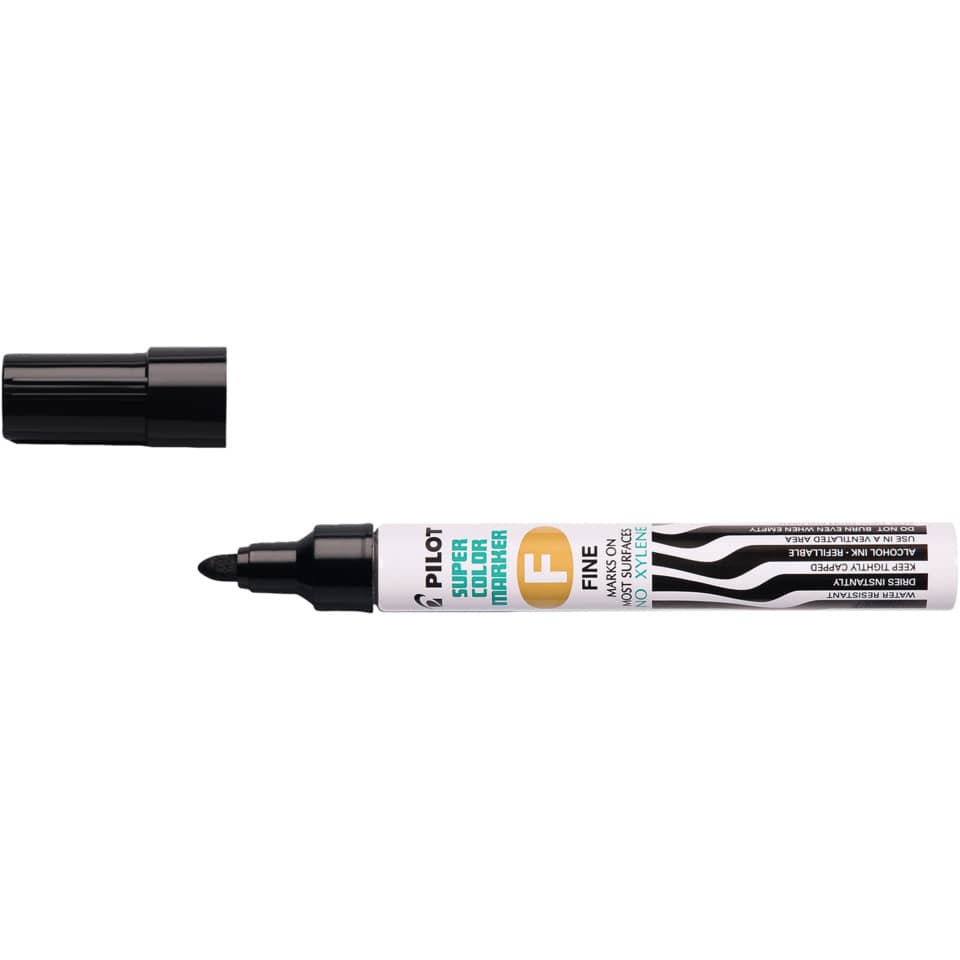 Marcatore punta tonda Pilot SCA 1,0 mm nero 002412