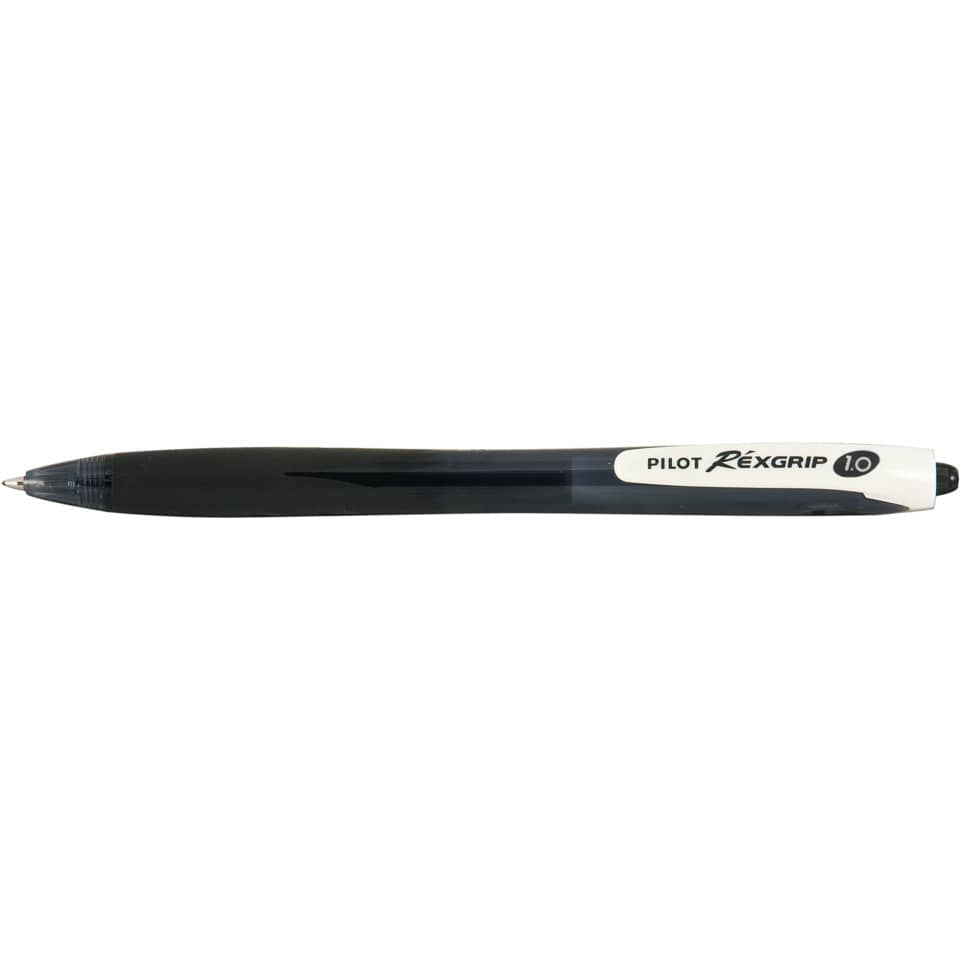 Penna a sfera ecologica Pilot Rexgrip Begreen - 1 mm - Tratto M - nero 040010