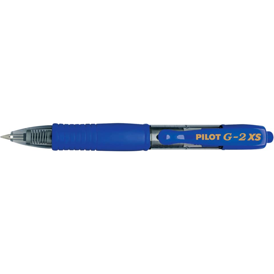 Roller gel a scatto ricaricabile Pilot G-2 Pixie 0,7 mm blu 001411