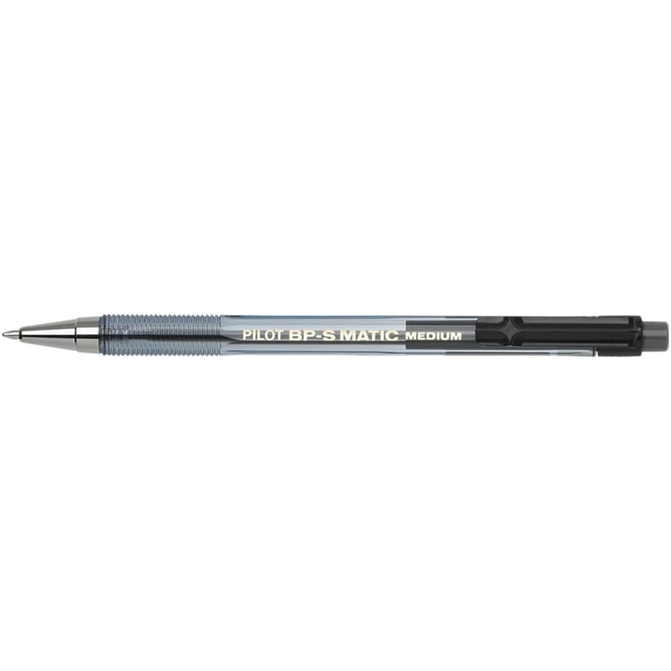 Penna a sfera a scatto Pilot BPS Matic 1,0 mm nero 001620