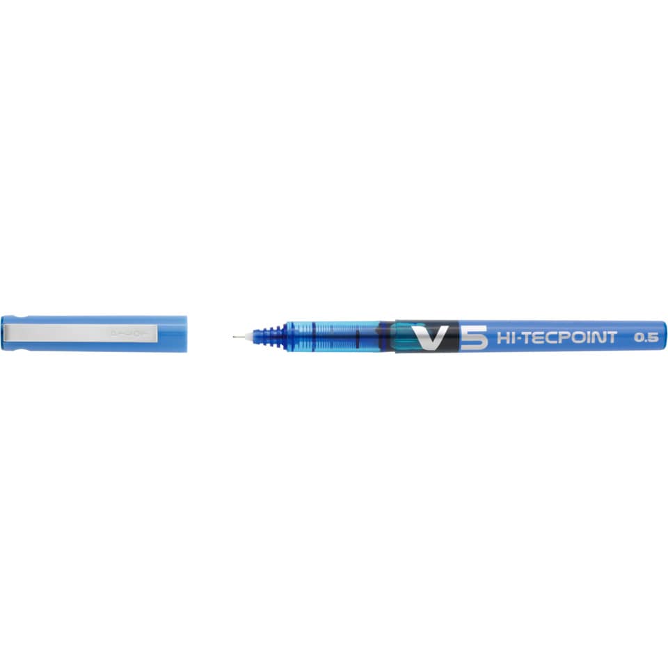 Penna roller a inchiostro liquido Pilot Hi-Tecpoint V5 0,5 mm blu Value Pack 16+4 GRATIS - 000020