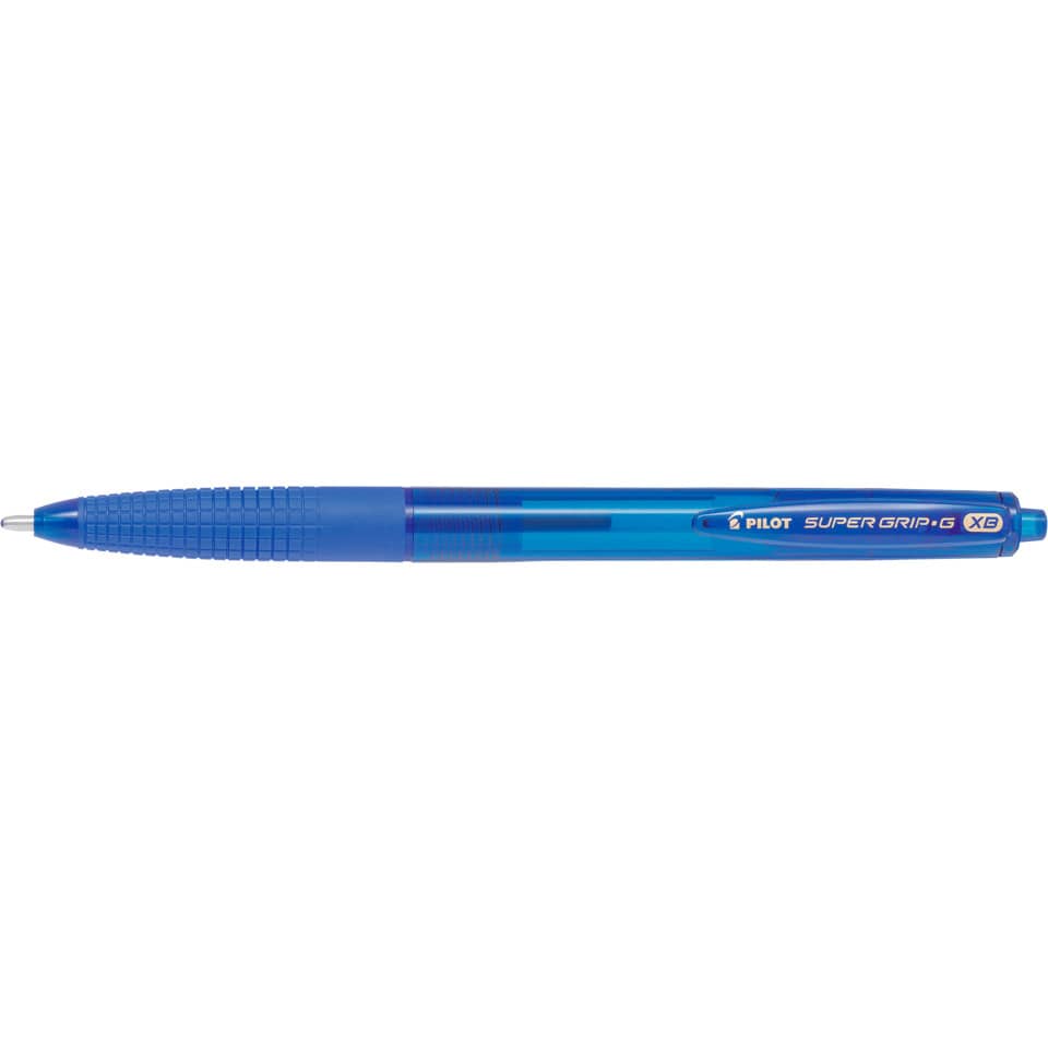 Penna a sfera a scatto Super Grip G punta XB blu 1731