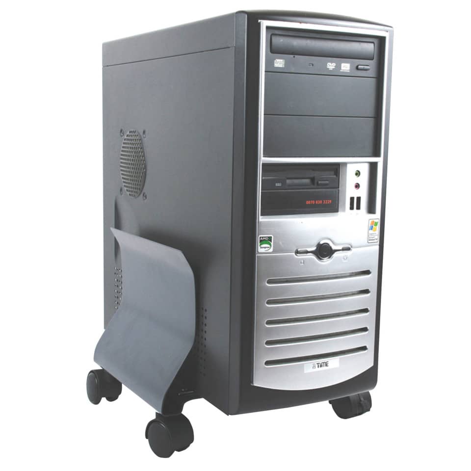 Supporto FELLOWES Premium per CPU acciaio nero 24,1x20,3x22,9 cm 9169201
