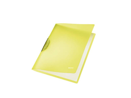 Cartelline di archiviazione con clip max 30 fogli Leitz COLOR CLIP Rainbow in PPL A4 giallo - 41760115