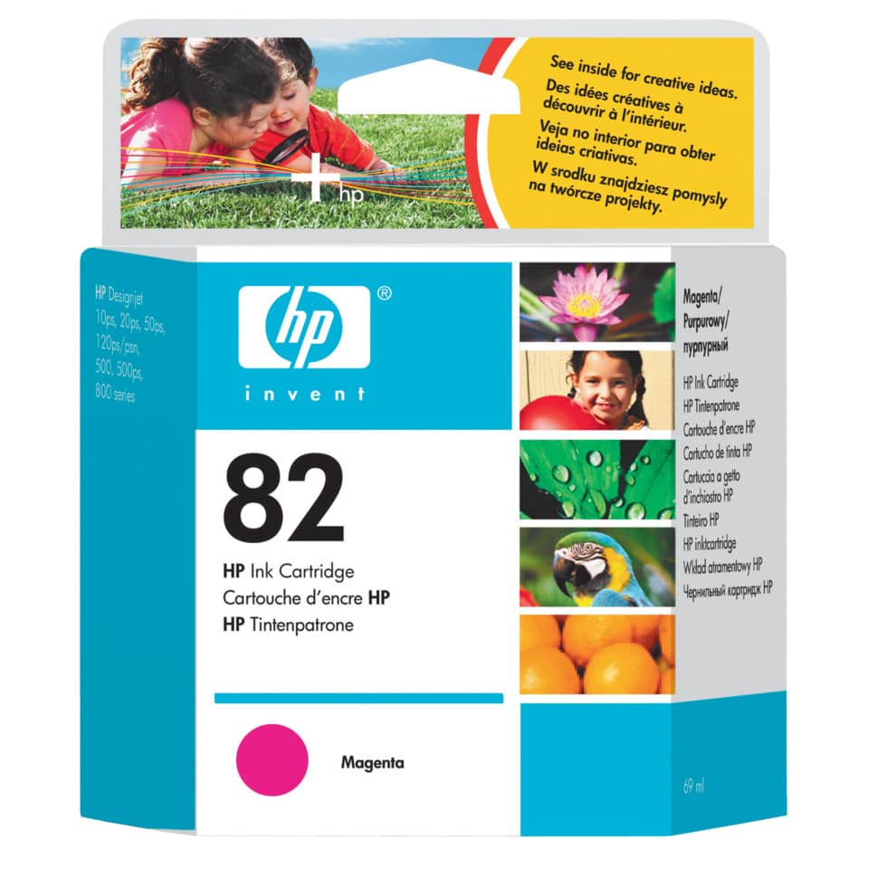 Cartuccia inkjet 82 HP magenta  C4912A