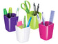 Portapenne CepPro Gloss CEP in polistirolo con 2 scomparti bianco 7,4x7,4x9,5 cm - 1005300021
