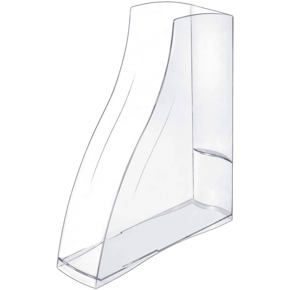 Portariviste CepPro Isis in polistirene 8,3x27,8x32,5 cm trasparente - 1003700111