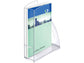 Portariviste CepPro Isis in polistirene 8,3x27,8x32,5 cm trasparente - 1003700111