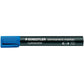 Marcatore punta a scalpello Staedtler Lumocolor permanent marker 350 2-5 mm blu - 350-3