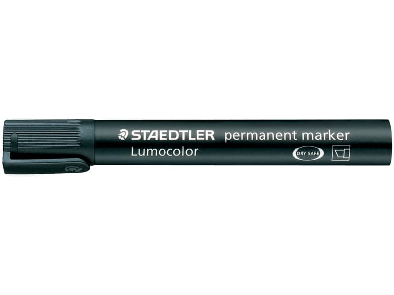 Marcatore punta a scalpello Staedtler Lumocolor permanent marker 350 2-5 mm nero - 350-9