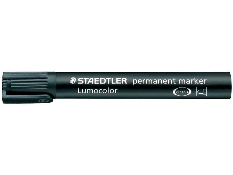 Marcatore permanente punta tonda Staedtler Lumocolor permanent marker 352 2 mm nero - 352-9