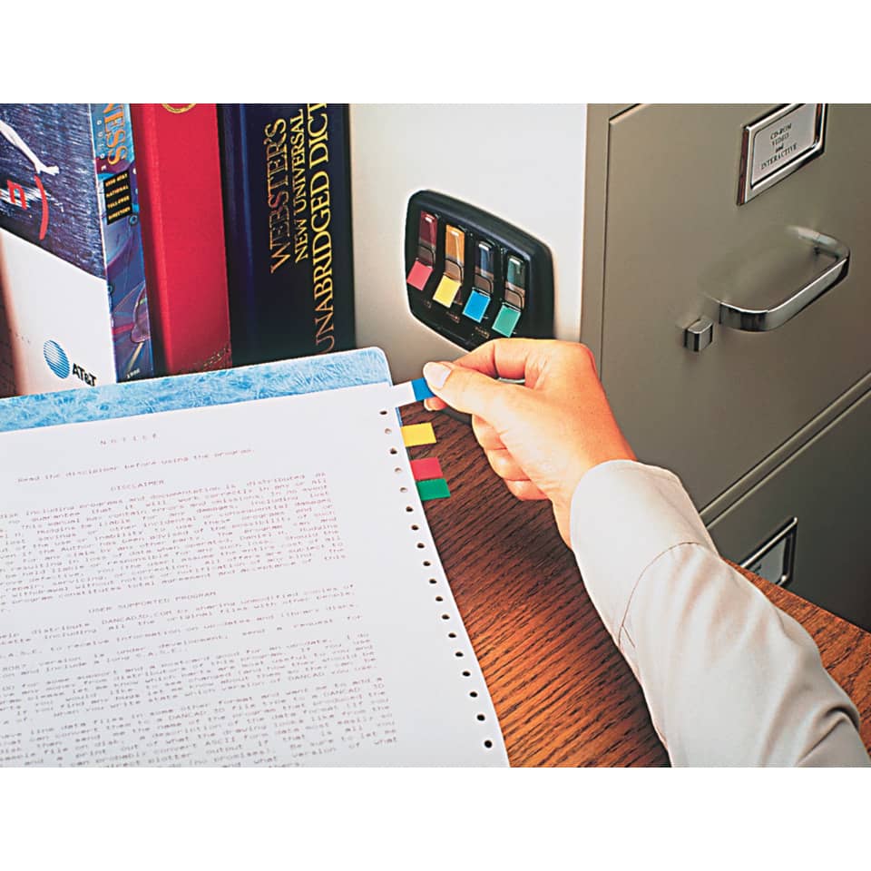 Segnapagina removibili Post-it® Index Mini "Freccia" classici assortiti 4 confezioni da 24 - 684ARR3