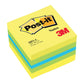 Foglietti riposizionabili colorati Post-it® Notes Minicubo 51x51 mm giallo 400 ff - 2051-L