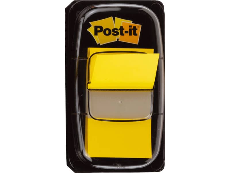 Segnapagina removibili Post-it® Index Medium con dispenser giallo 50 segnapagina - 680-5