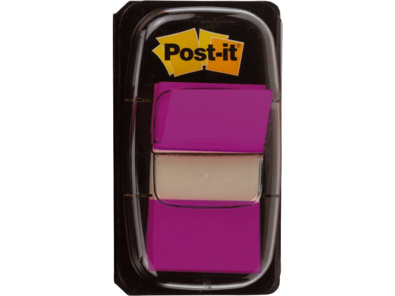 Segnapagina removibili Post-it® Index Medium con dispenser lilla 50 segnapagina - 680-8