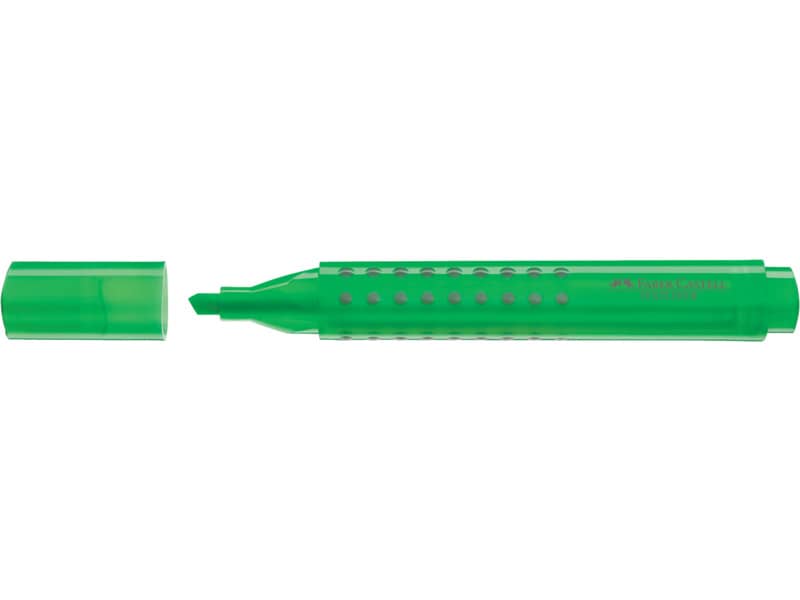 Evidenziatore Faber-Castell Grip 1543 1-2-5 mm verde 154363