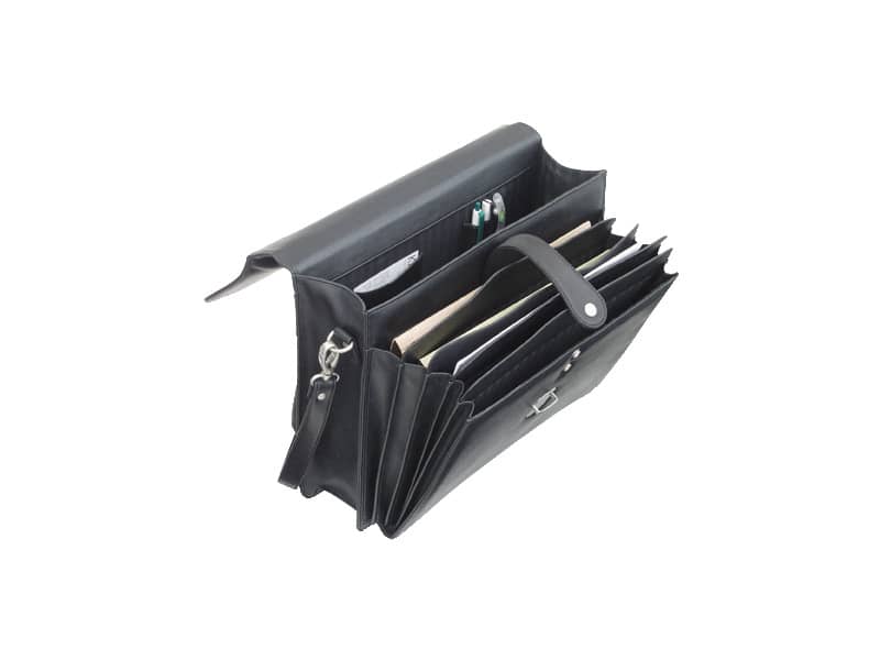 Valigetta ventiquattrore Alassio FORTE in ecopelle 40x15x32 cm nero 92011