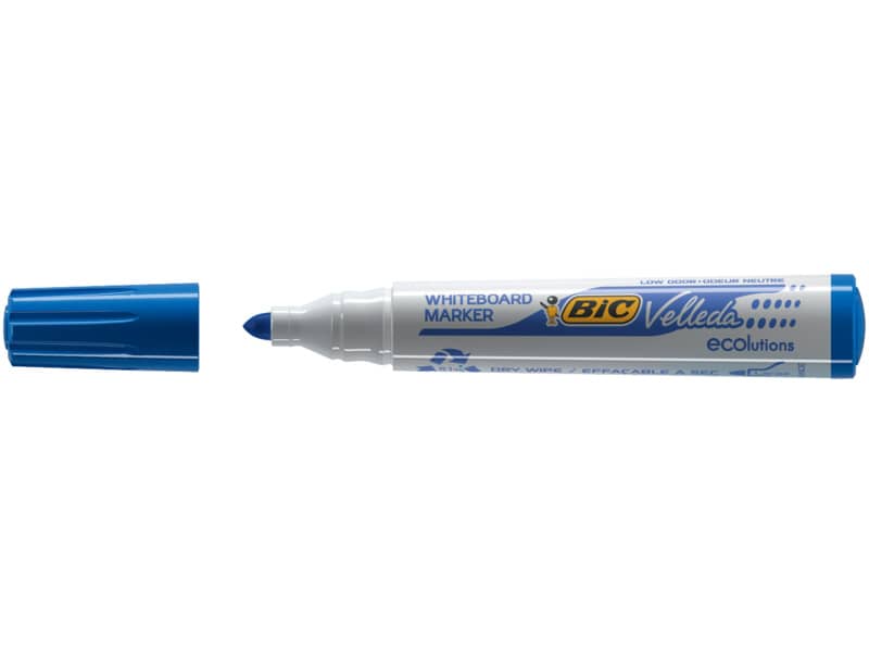 Marcatore per lavagne bianche BIC Velleda 1701 punta conica 1,5 mm blu 904938