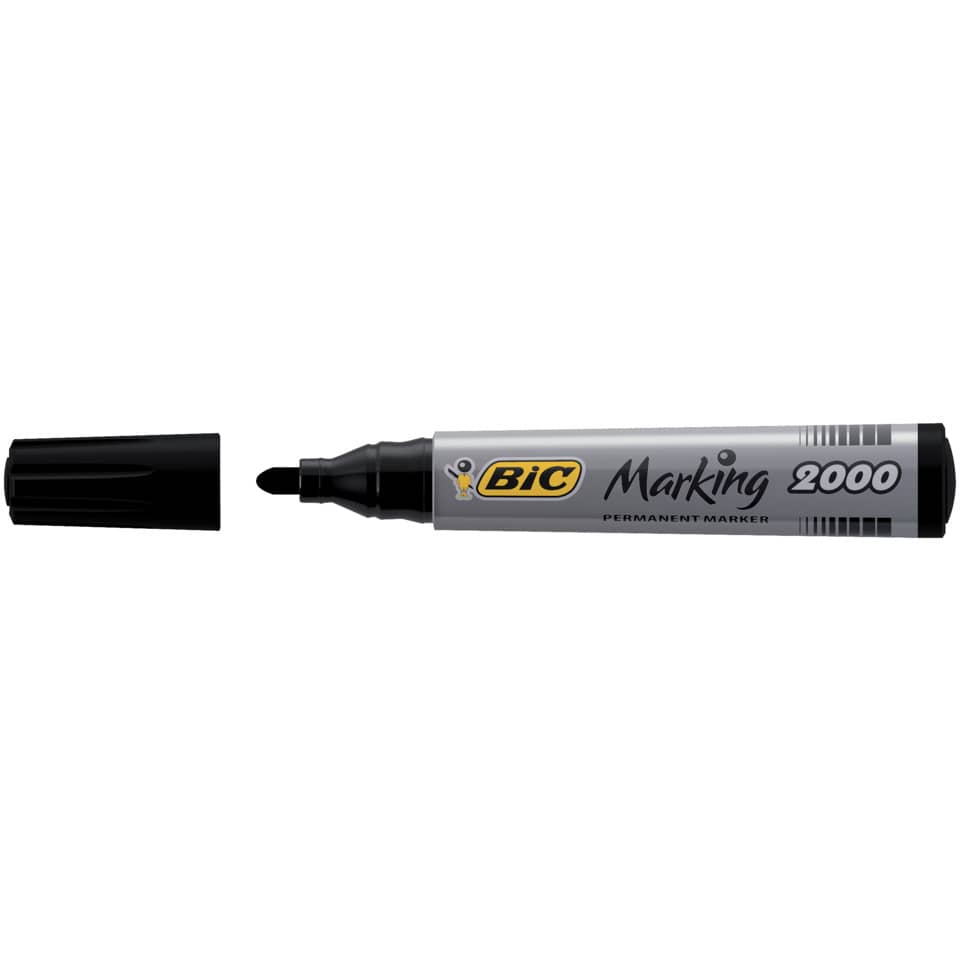 Marcatore permanente BIC Marking 2000 punta conica 4,95 mm nero 8209153