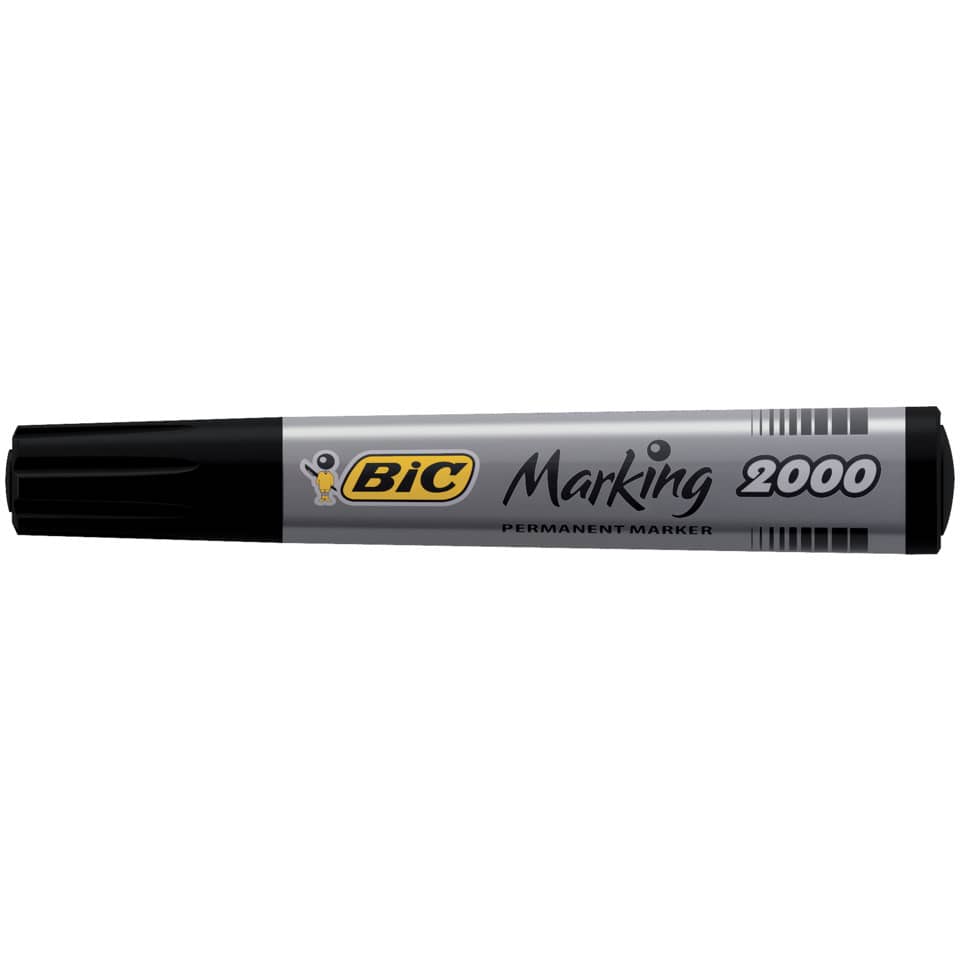 Marcatore permanente BIC Marking 2000 punta conica 4,95 mm nero 8209153