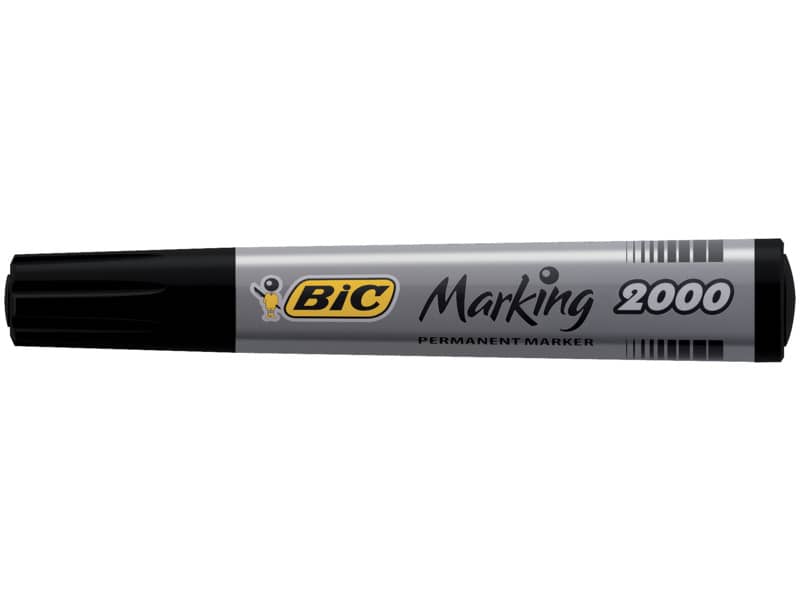 Marcatore permanente BIC Marking 2000 punta conica 4,95 mm nero 8209153