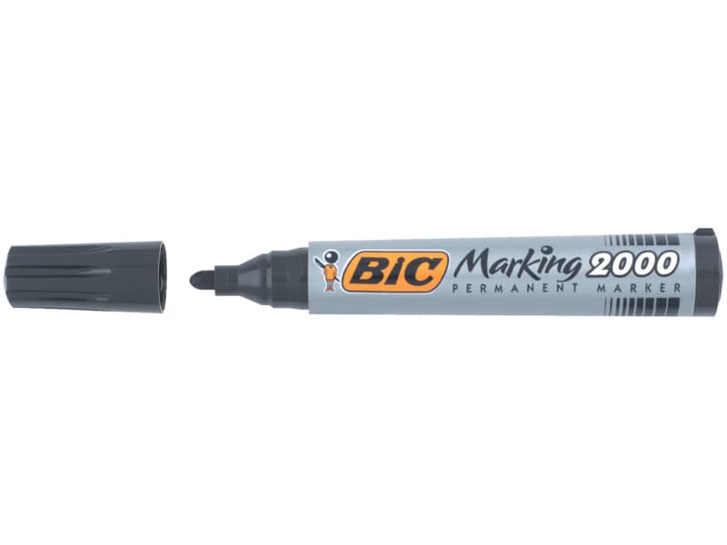 Marcatore permanente BIC Marking 2000 punta conica 4,95 mm nero 8209153