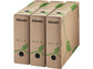 Scatola archivio Esselte ECOBOX dorso 8 cm avana/verde 8x23,3x32,7 cm 623916