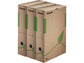 Scatola archivio Esselte ECOBOX dorso 8 cm avana/verde 8x23,3x32,7 cm 623916