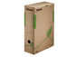 Scatola archivio Esselte ECOBOX dorso 10 cm avana/verde 10x23,3x32,7 cm 623917