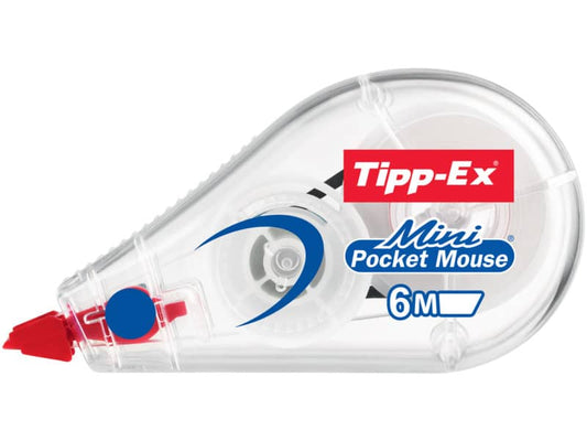 Correttore a nastro TIPP-EX Mini Pocket Mouse 5 mm x 6 m assortiti 932564