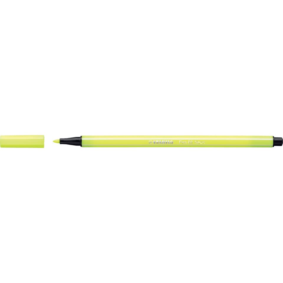 Pennarelli Stabilo Pen 68 1 mm  giallo fluo - 68/024