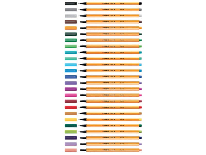 Fineliner Stabilo Point 88® 0,4 mm blu scuro - 88/41