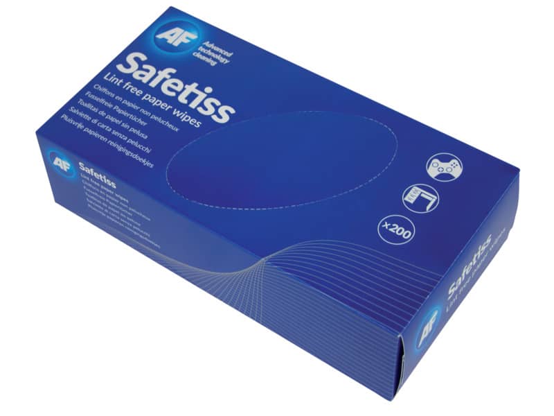 Salviette di carta assorbente AF International Safetiss Scatola da 200 salviette - ASTI200