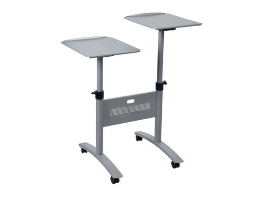Carrello proiezione Multimediale Nobo Twin - Piattaforma doppia argento 1900791
