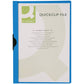 Cartellina con clip Q-Connect PVC 22x30,7 cm blu scuro KF00462