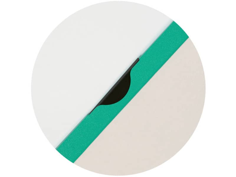 Cartellina con clip Q-Connect PVC 22x30,7 cm verde KF00464