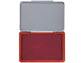 Cuscinetto per timbri Q-Connect 11x7 cm rosso KF25212