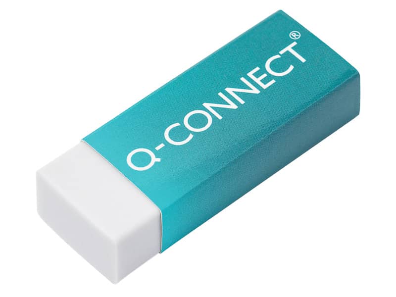 Gomma Q-Connect 60x21x11 mm bianca  KF00236