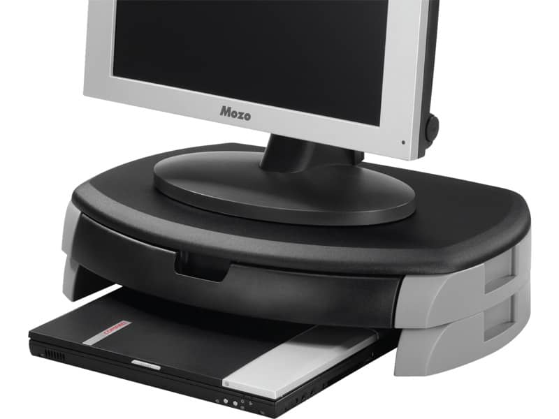 Supporto per monitor per LCD fino a 20" Q-Connect 45x11,3x31,5 cm nero KF20081