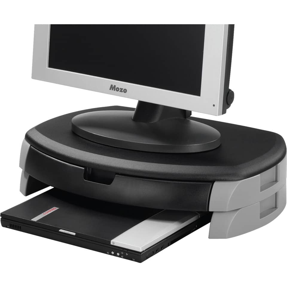 Supporto per monitor per LCD fino a 20" Q-Connect 45x11,3x31,5 cm nero KF20081