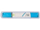 Poggiapolsi da tastiera in gel Q-Connect 49x5,5x2,3 cm blu trasparente KF20088