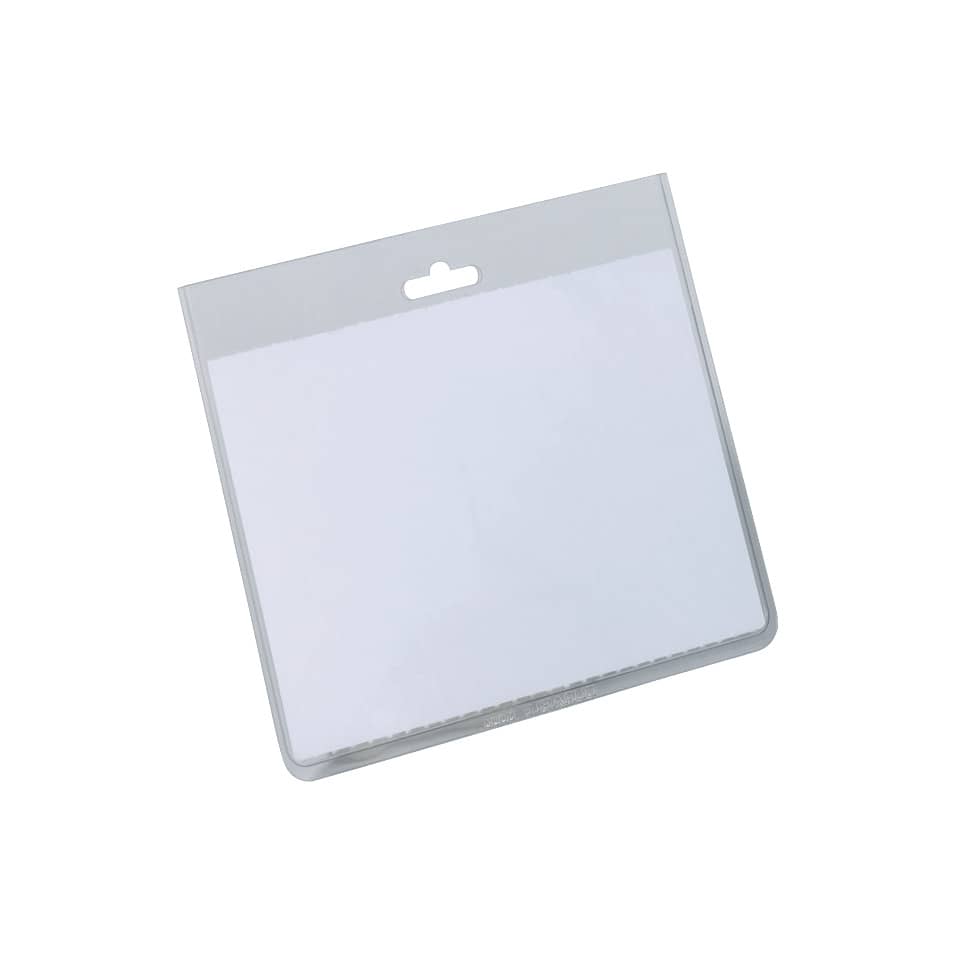Portanomi DURABLE tasca chiusa trasparente 90x60 mm conf. 20 - 813519