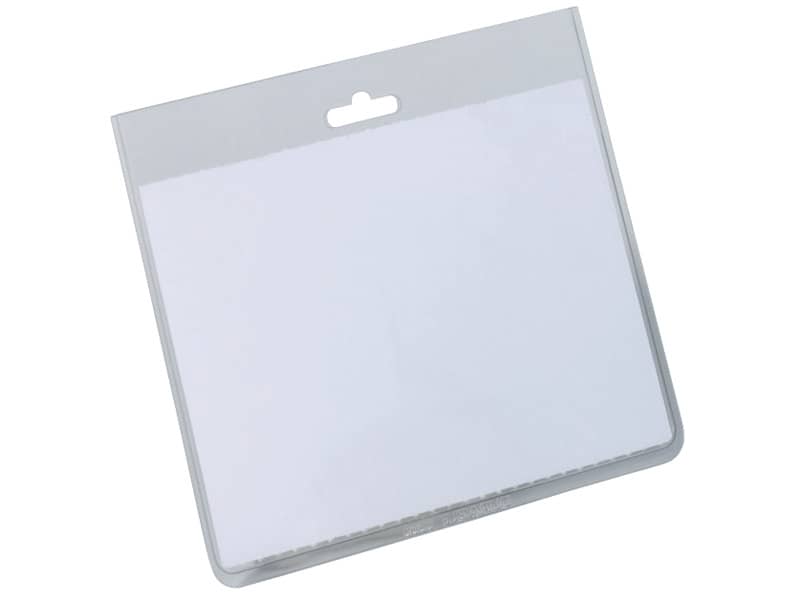 Portanomi DURABLE tasca chiusa trasparente 90x60 mm conf. 20 - 813519
