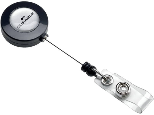 Accessori per portanomi e portabadge DURABLE chiocciole YO-YO rotonda in plastica conf. 10 - 815258