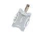 Portabadge rigido Durable 85x54 mm con clip di sicurezza orientabile trasparente Conf. 25 pezzi - 811819