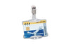 Portabadge rigido Durable 85x54 mm con clip di sicurezza orientabile trasparente Conf. 25 pezzi - 811819