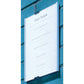 Targhe DURABLE INFO SIGN alluminio/acrilico trasparente/argento metallizzato 210x297 mm - 480623