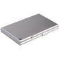 Portabiglietti da visita Durable BUSINESS CARD BOX DUO alluminio argento metallizz. fino a 10 biglietti - 243323