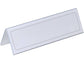 Portanomi DURABLE da tavolo polietilene trasparente inserto 61/122 x 210 mm conf. 25 - 805219