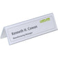 Portanomi DURABLE da tavolo polietilene trasparente inserto 61/122 x 210 mm conf. 25 - 805219